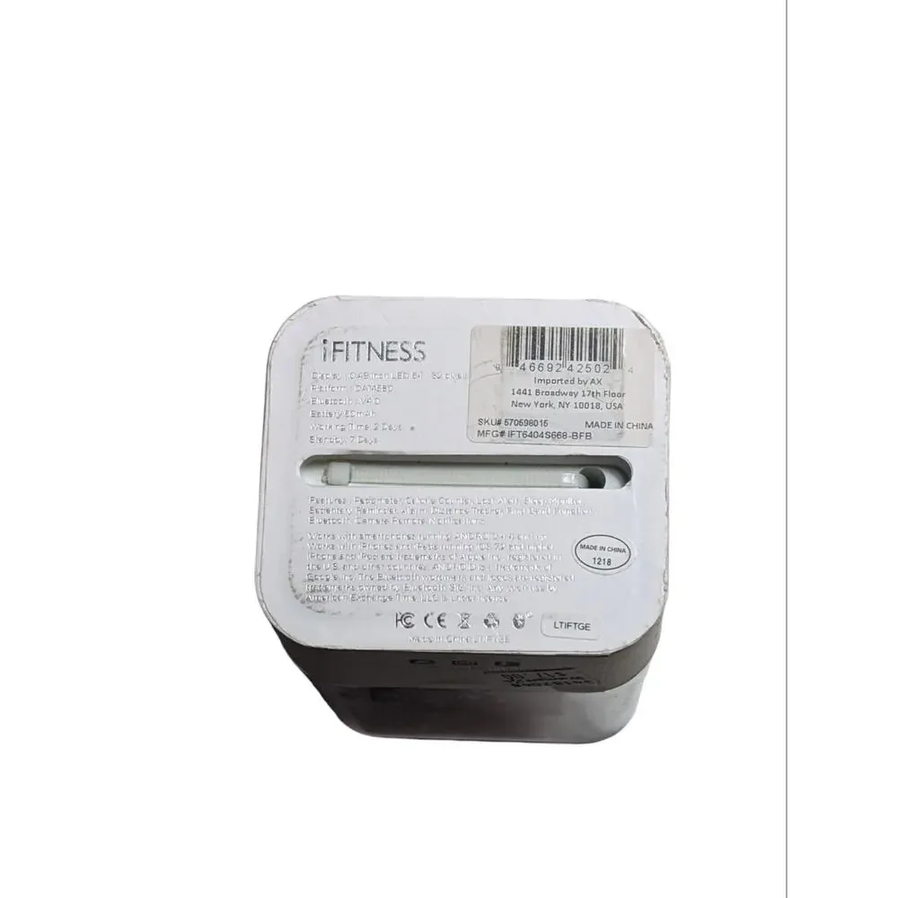 New/Sealed ifitness Activity Tracker Android & Ios Compatible With 2 Bands